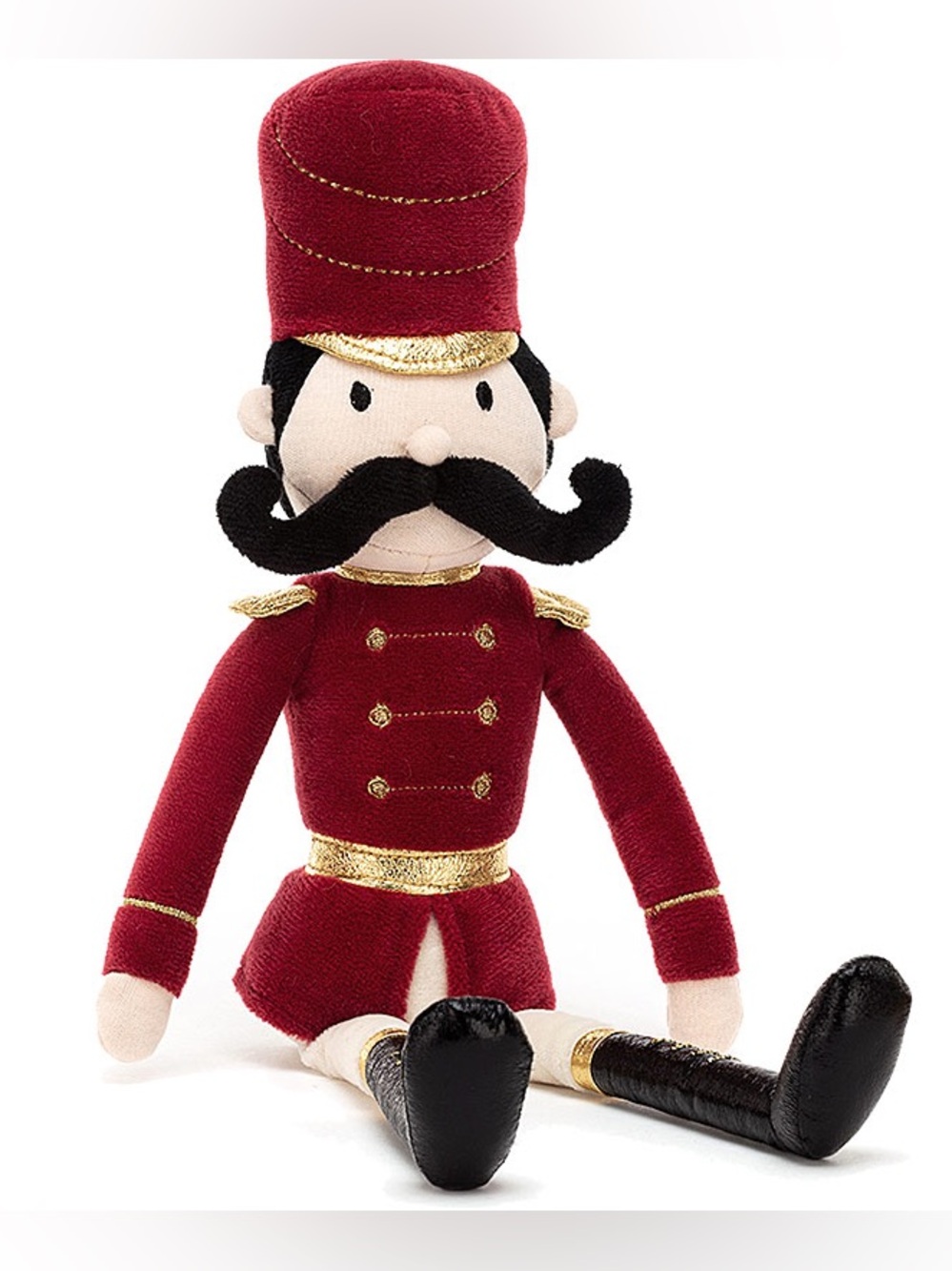 NWT Retired Jellycat Red Nutcracker Soldier Holiday Christmas Decor Authentic